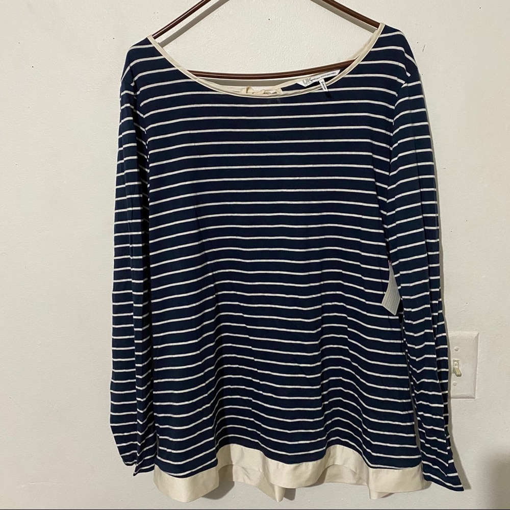 French Connection striped top NWT size 1x